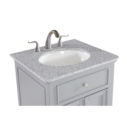 Elegant Otto 24" Single Bathroom Vanity Set - Gray (VF12324GR)