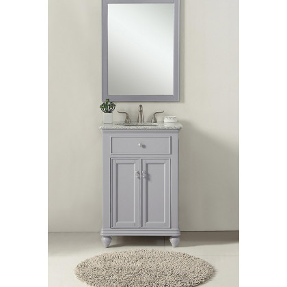 Elegant Otto 24" Single Bathroom Vanity Set - Gray (VF12324GR)