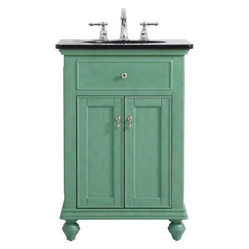 Elegant Otto 24" Single Bathroom Vanity Set - Vintage Mint (VF12324VM)