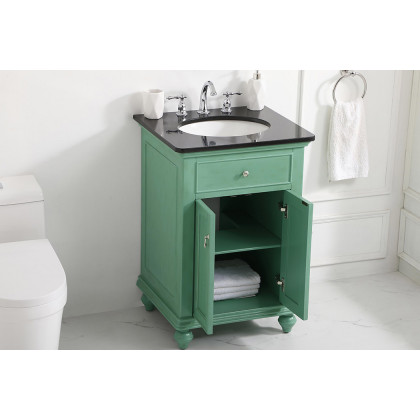 Elegant Otto 24" Single Bathroom Vanity Set - Vintage Mint (VF12324VM)
