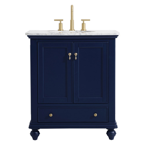 Elegant Otto 30" Single Bathroom Vanity Set - Blue (VF12330BL)