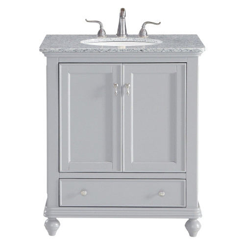 Elegant Otto 30" Single Bathroom Vanity Set - Gray (VF12330GR)