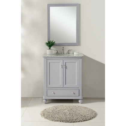 Elegant Otto 30" Single Bathroom Vanity Set - Gray (VF12330GR)