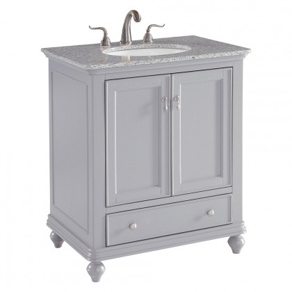 Elegant Otto 30" Single Bathroom Vanity Set - Gray (VF12330GR)