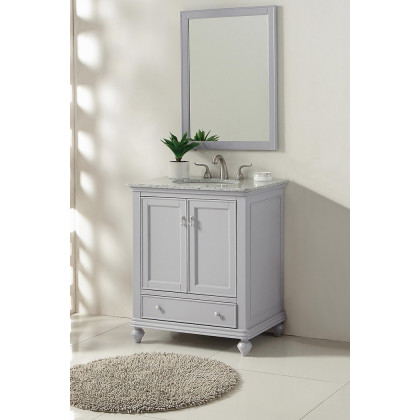 Elegant Otto 30" Single Bathroom Vanity Set - Gray (VF12330GR)