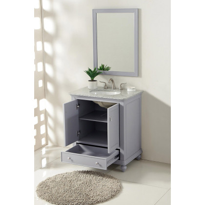 Elegant Otto 30" Single Bathroom Vanity Set - Gray (VF12330GR)