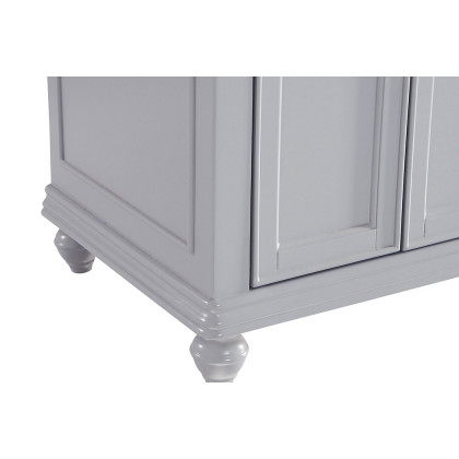 Elegant Otto Single Bathroom Vanity Set - Gray, L 36" (VF12336GR)