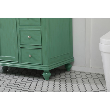 Elegant Otto Single Bathroom Vanity Set - Vintage Mint, L 42" (VF12342VM)
