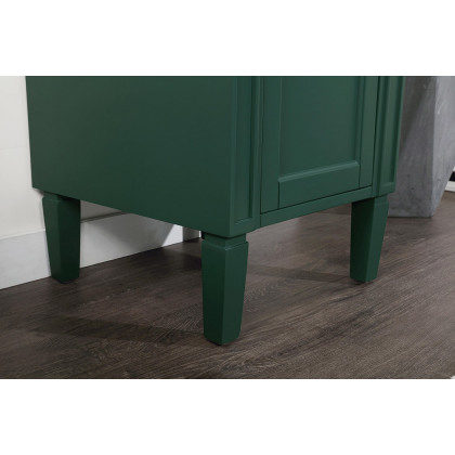 Elegant Single Bathroom Vanity Set - Green, L 18" (VF12518GN)