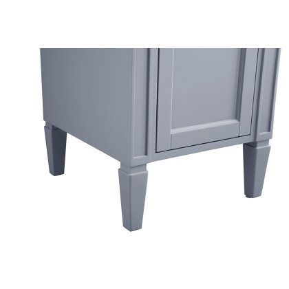 Elegant Single Bathroom Vanity Set - Gray, L 18" (VF12518GR)