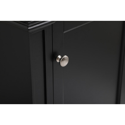 Elegant Single Bathroom Vanity Set - Black, L 21" (VF12521BK)