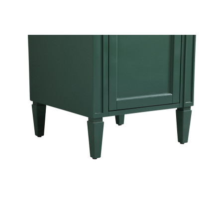 Elegant Single Bathroom Vanity Set - Green, L 21" (VF12521GN)