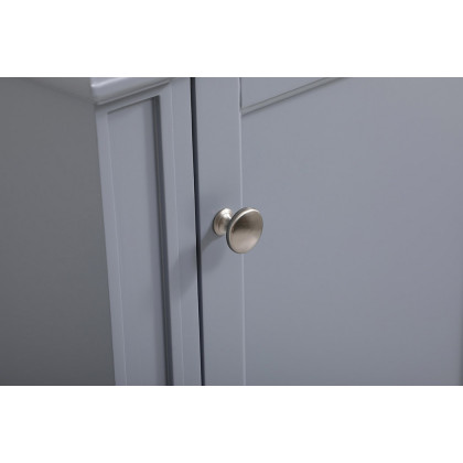 Elegant Single Bathroom Vanity Set - Gray, L 21" (VF12521GR)