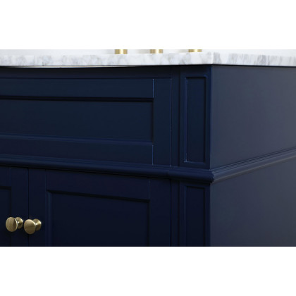 Elegant Single Bathroom Vanity Set - Blue, L 30" (VF12530BL)