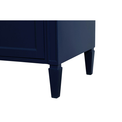 Elegant Single Bathroom Vanity Set - Blue, L 30" (VF12530BL)