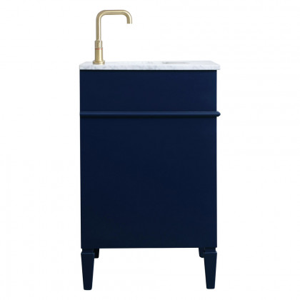 Elegant Single Bathroom Vanity Set - Blue, L 30" (VF12530BL)