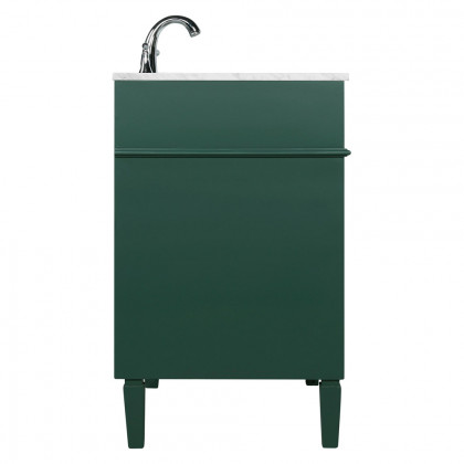Elegant Single Bathroom Vanity Set - Green, L 30" (VF12530GN)