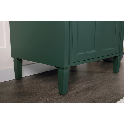 Elegant Single Bathroom Vanity Set - Green, L 30" (VF12530GN)