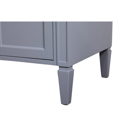 Elegant Single Bathroom Vanity Set - Gray, L 30" (VF12530GR)