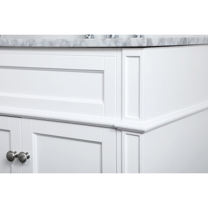Elegant Single Bathroom Vanity Set - White, L 30" (VF12530WH)