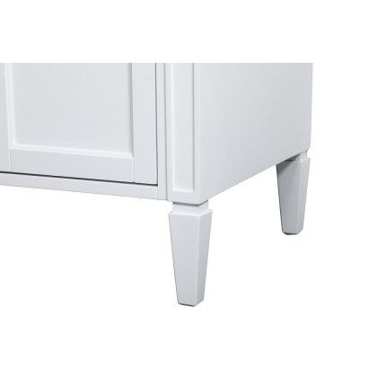 Elegant Single Bathroom Vanity Set - White, L 30" (VF12530WH)