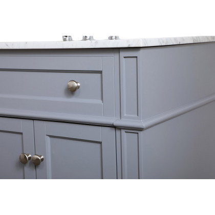 Elegant Single Bathroom Vanity Set - Gray, L 36" (VF12536GR)