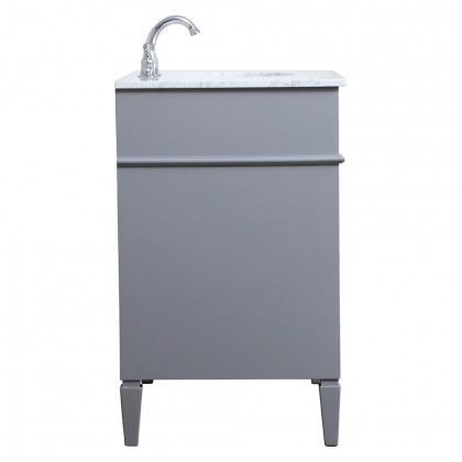 Elegant Single Bathroom Vanity Set - Gray, L 36" (VF12536GR)