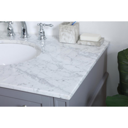 Elegant Single Bathroom Vanity Set - Gray, L 36" (VF12536GR)