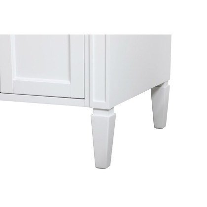 Elegant Single Bathroom Vanity Set - White, L 36" (VF12536WH)
