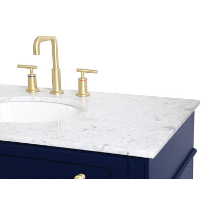 Elegant Single Bathroom Vanity Set - Blue, L 40" (VF12540BL)