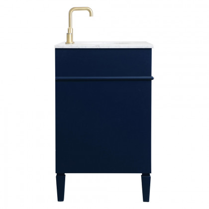 Elegant Single Bathroom Vanity Set - Blue, L 40" (VF12540BL)