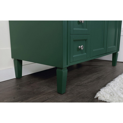 Elegant Single Bathroom Vanity Set - Green, L 40" (VF12540GN)