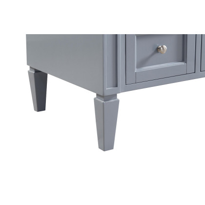 Elegant Single Bathroom Vanity Set - Gray, L 40" (VF12540GR)