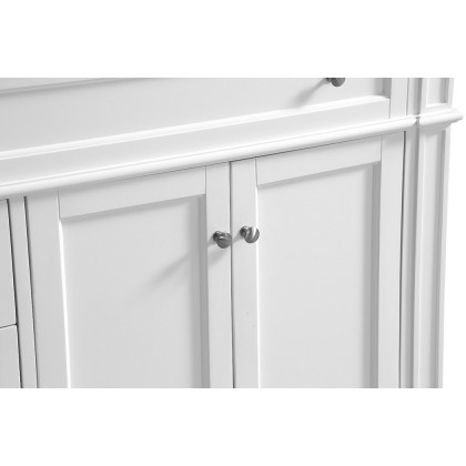 Elegant Single Bathroom Vanity Set - White, L 40" (VF12540WH)