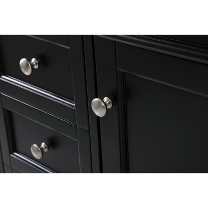 Elegant 42" Single Bathroom Vanity Set - Black (VF12542BK)