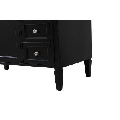 Elegant 42" Single Bathroom Vanity Set - Black (VF12542BK)