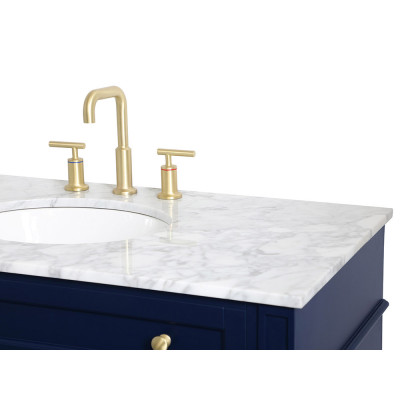Elegant 42" Single Bathroom Vanity Set - Blue (VF12542BL)