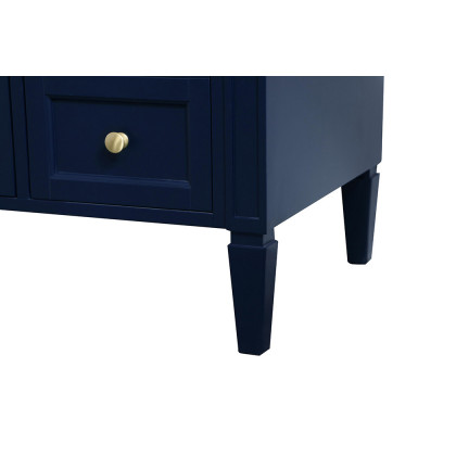Elegant 42" Single Bathroom Vanity Set - Blue (VF12542BL)