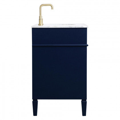 Elegant 42" Single Bathroom Vanity Set - Blue (VF12542BL)