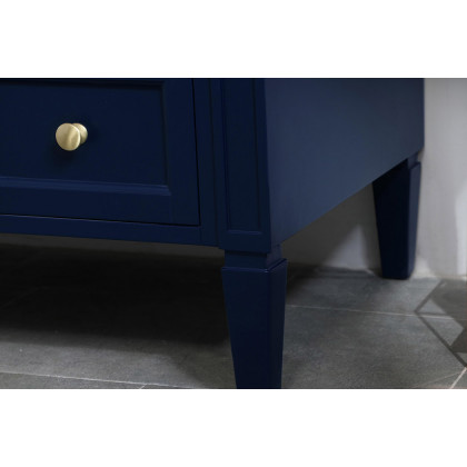 Elegant 42" Single Bathroom Vanity Set - Blue (VF12542BL)