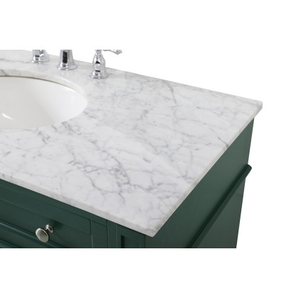 Elegant 42" Single Bathroom Vanity Set - Green (VF12542GN)