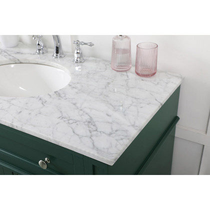 Elegant 42" Single Bathroom Vanity Set - Green (VF12542GN)