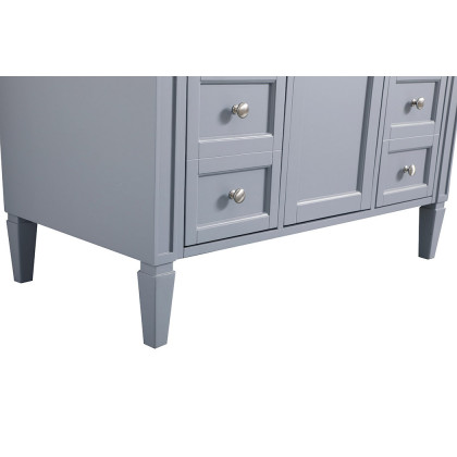 Elegant 42" Single Bathroom Vanity Set - Gray (VF12542GR)