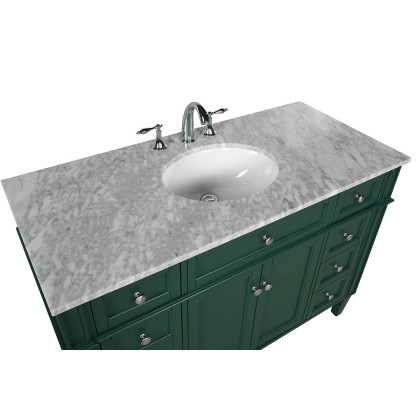 Elegant 60" Single Bathroom Vanity Set - Green (VF12548GN)