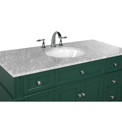 Elegant 60" Single Bathroom Vanity Set - Green (VF12548GN)