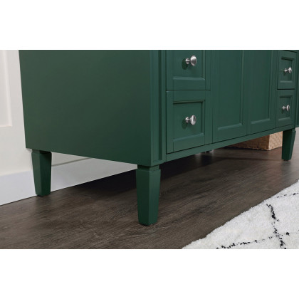 Elegant 60" Single Bathroom Vanity Set - Green (VF12548GN)