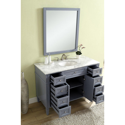Elegant 60" Single Bathroom Vanity Set - Gray (VF12548GR)
