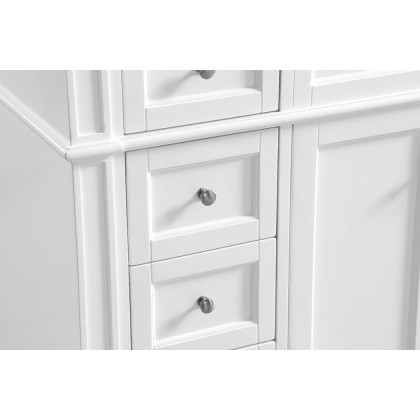 Elegant 60" Single Bathroom Vanity Set - White (VF12548WH)