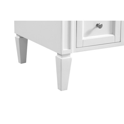 Elegant 60" Single Bathroom Vanity Set - White (VF12548WH)