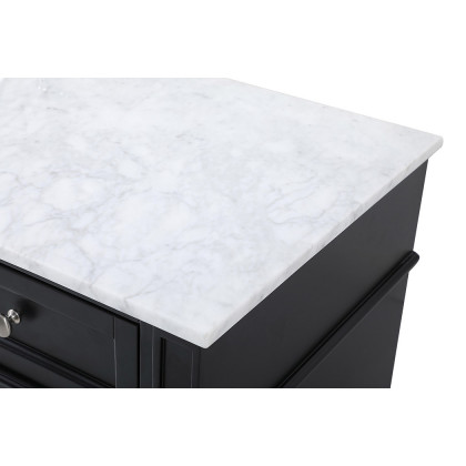Elegant 60" Single Bathroom Vanity Set - Black (VF12560BK)